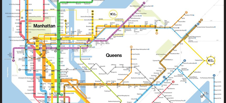 The new MTA map.