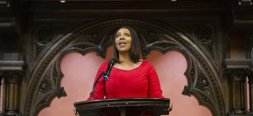 Now that New York State Attorney General Letitia James is officially running, Gov. Kathy Hochul has some competition.