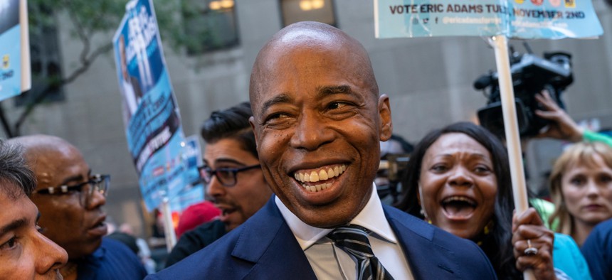 Eric Adams has officially become the next mayor of New York City.