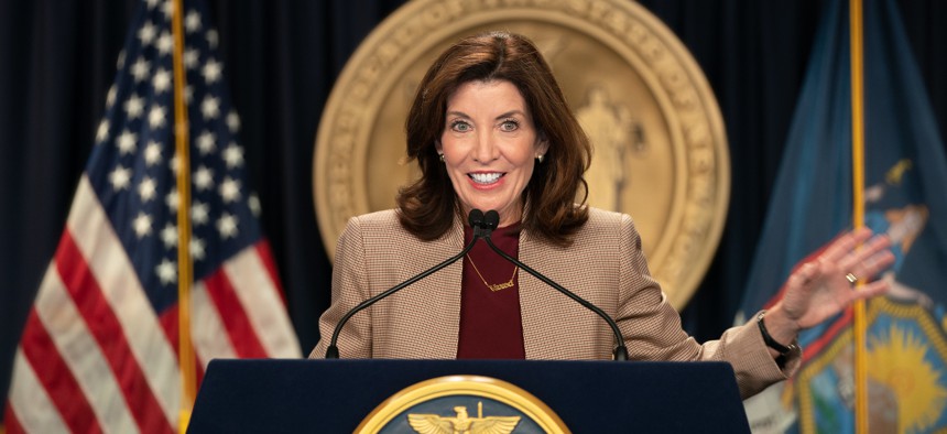 Gov. Kathy Hochul has managed to expertly sidestep taking positions on many controversial issues.