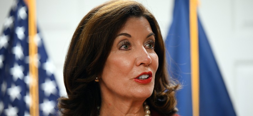 Who is endorsing Gov. Kathy Hochul?