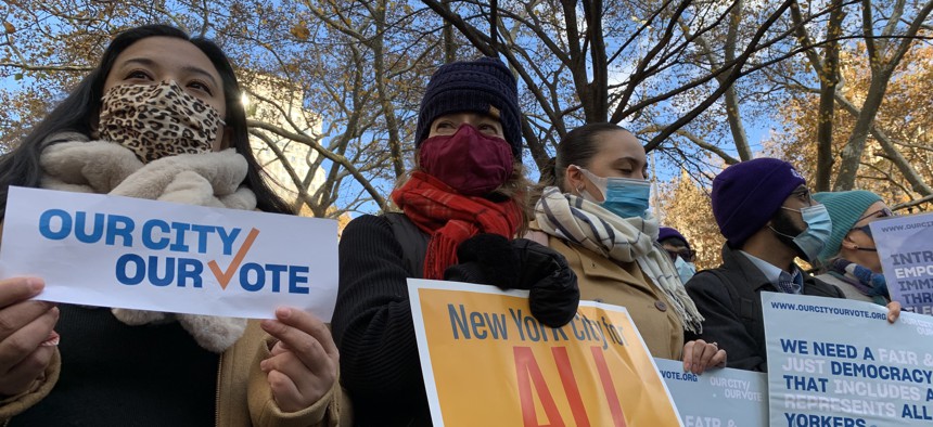 The New York City Council is poised to pass a bill extending local voting rights to permanent residents and people with legal work authorization.