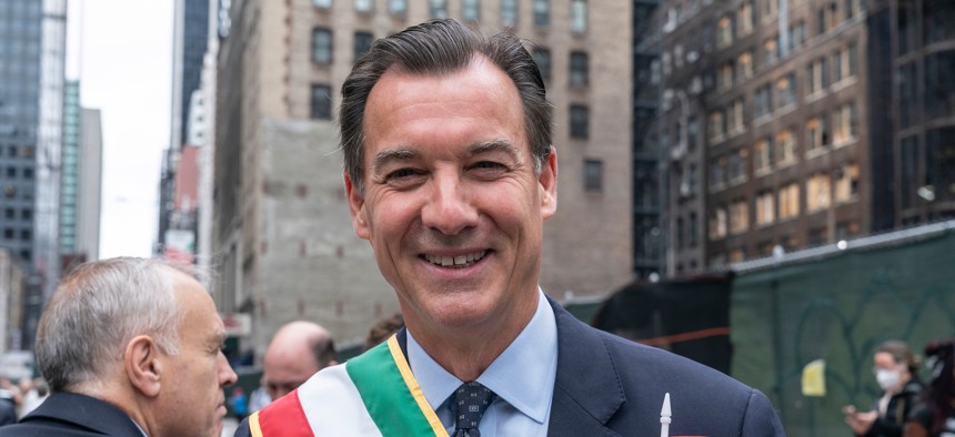 Rep. Thomas Suozzi, a moderate Democrat from Long Island, has announced that he’ll run for governor next year.