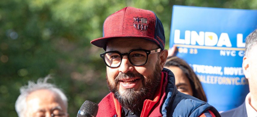 Outside backers of New York City Council Member Francisco Moya made an aggressive push to earn support on Monday.