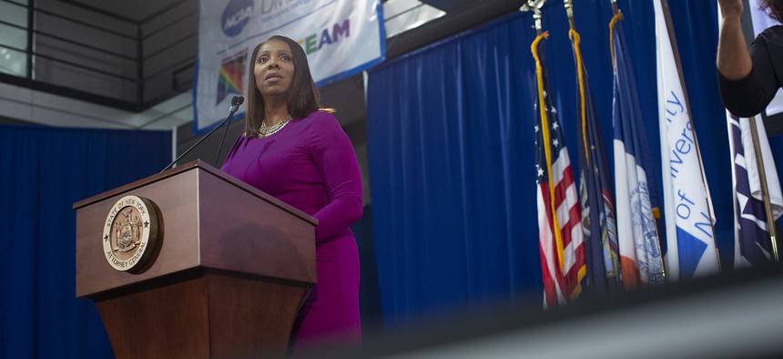 State Attorney General Letitia James announced that she would seek reelection rather than continue her bid for governor.