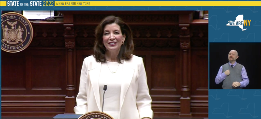 Gov. Kathy Hochul proposes "a new era for New York."