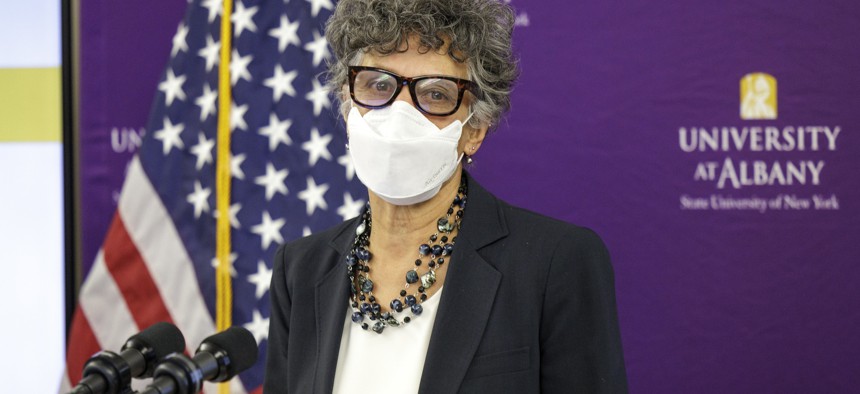 Dr. Mary Bassett, Commissioner of the New York State Department of Health.