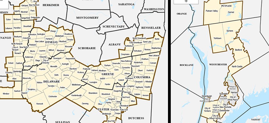 A Pomeranian? An outboard motor? Newly-redrawn New York congressional districts mix the topographical and political dark arts to create the ultimate electoral Rorschach test.