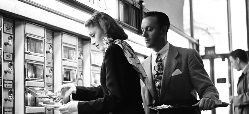 The automat at Grand Central in 1948.