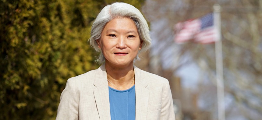 State Senate candidate Iwen Chu