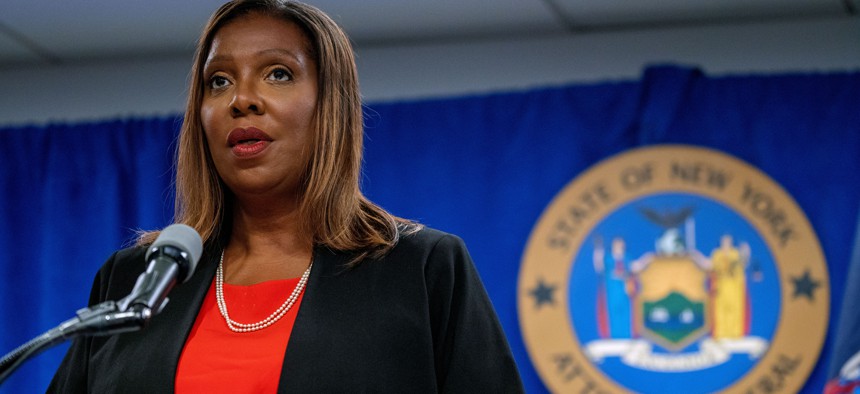 New York State Attorney General Letitia James.