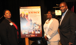 Phil Andrews, far right, is the president of the Long Island African American Chamber of Commerce and said they city has to be more accountable.