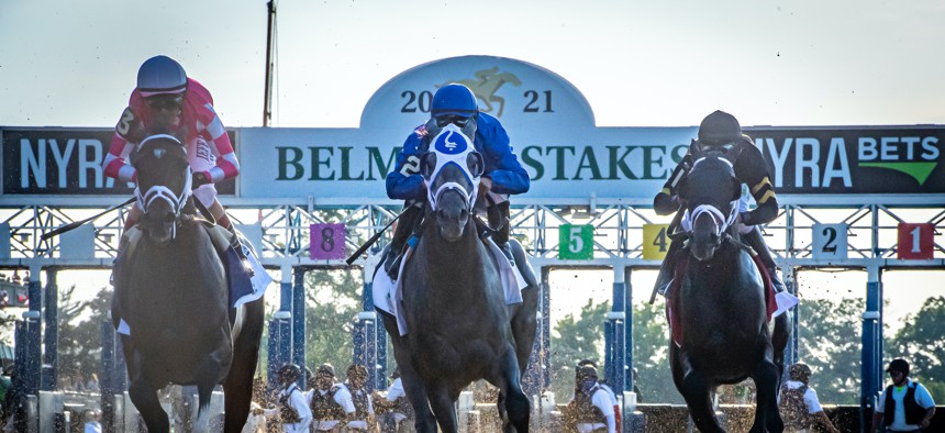 The Belmont Racetrack in Nassau County.