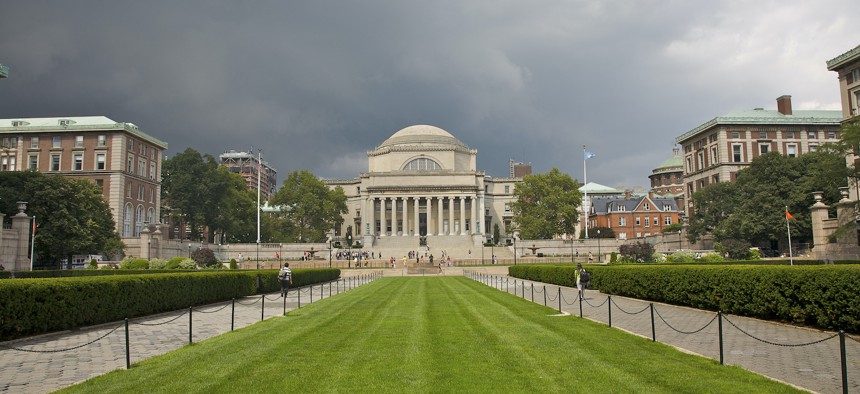 The Columbia University campus.