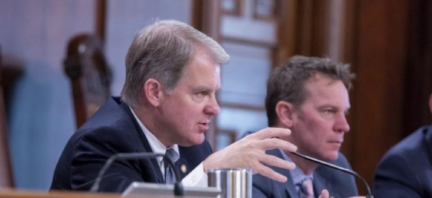 Sen. David Argall during a committee hearing