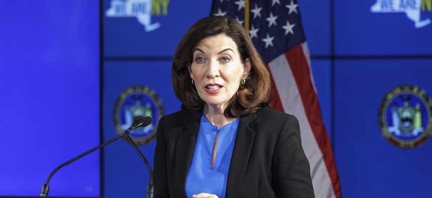 Gov. Kathy Hochul’s job performance has dropped to new low.