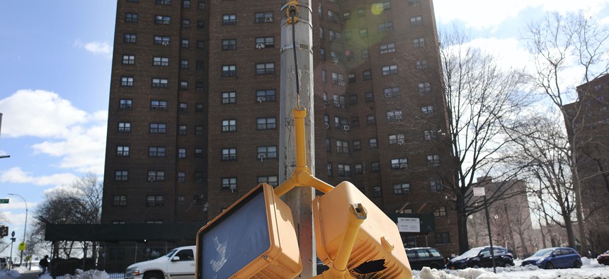 The Farragut Houses, a NYCHA project in Brooklyn.