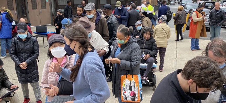 NYCHA residents signing up for broadband.