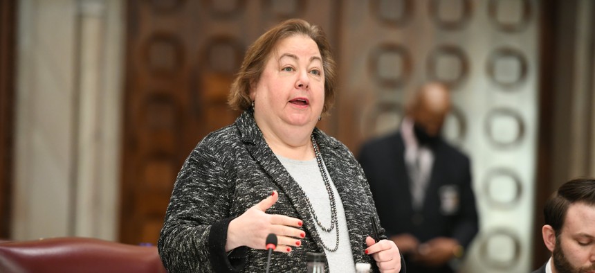 State Sen. Liz Krueger sponsors a package of bills that prohibit law enforcement from assisting “any individual or out-of-state agency or department” seeking civil litigation or criminal prosecution against abortion providers in New York. 