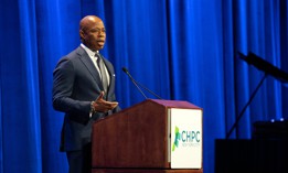 Eric Adams’ job approval rating overall remains positive, but that it has dropped when it comes to his handling of crime and community policing.  