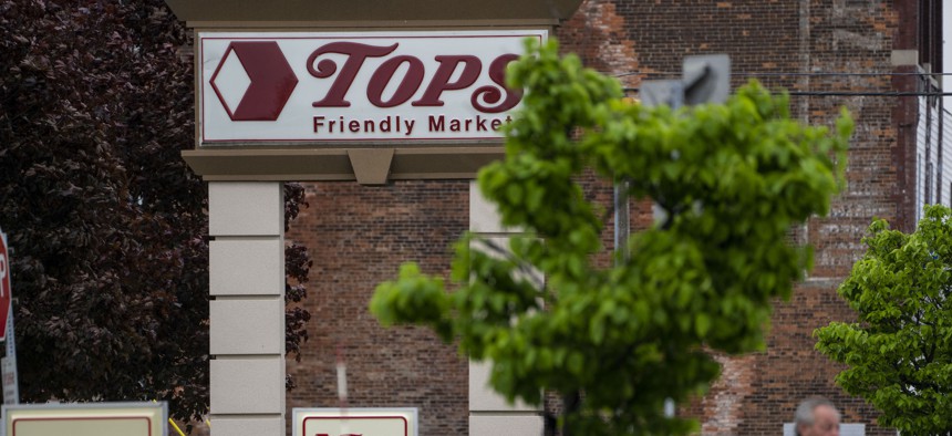 The Tops Friendly Market in Buffalo where a shooter killed 10 people.