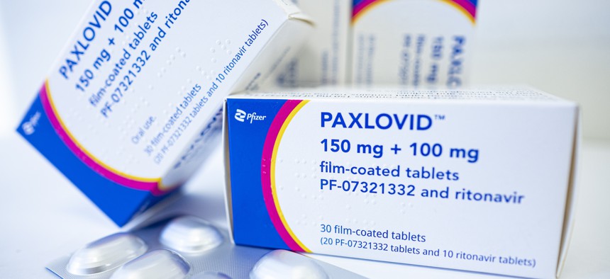 Pfizer’s Paxlovid antiviral treatment.