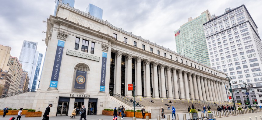 On Manhattan's West Side the Penn Station redesign plan lies at the center of the issue.