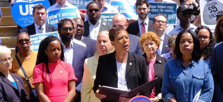 New York City Council Speaker Adrienne Adams