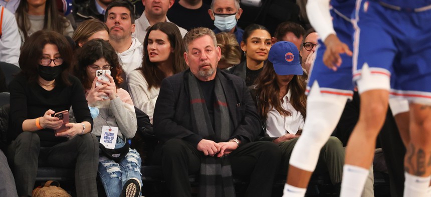 New York Knicks owner James Dolan.