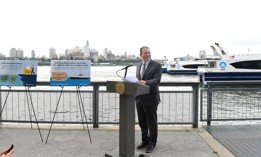 Comptroller Brad Lander releasing a report showing that NYC EDC underreported nearly a quarter of a billion dollars in NYC Ferry expenditures.