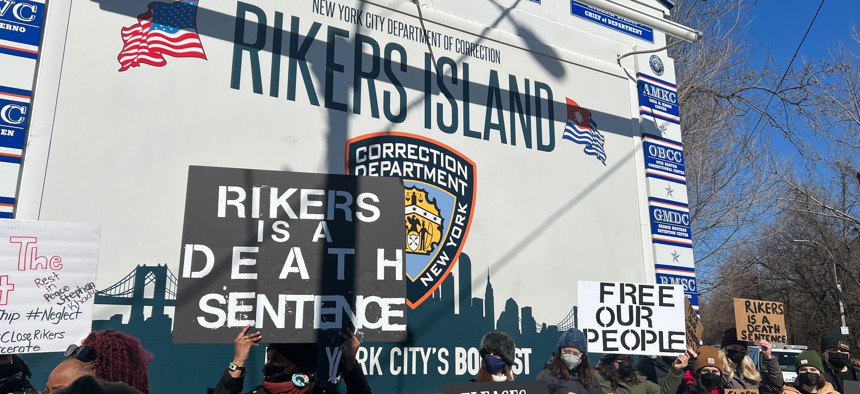 Rikers Island Rally