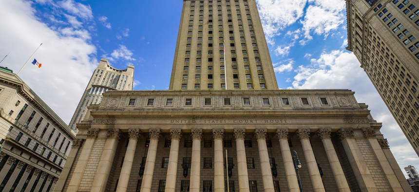 The Thurgood Marshall United States Courthouse.