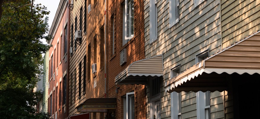 Buildings in Greenpoint in Brooklyn.