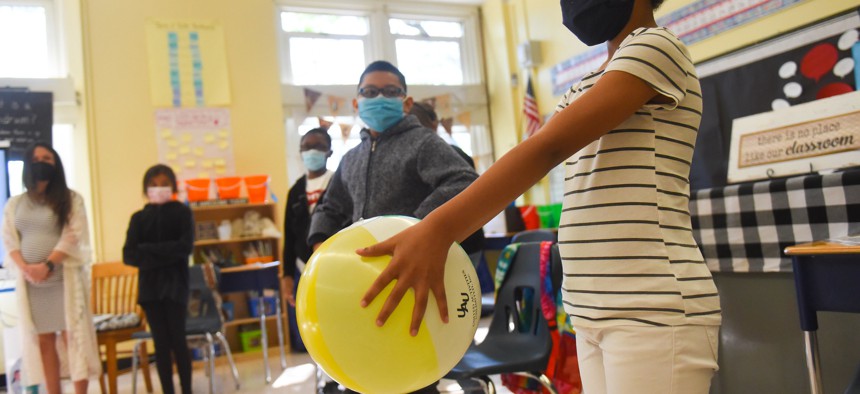 Students at P.S. 78.