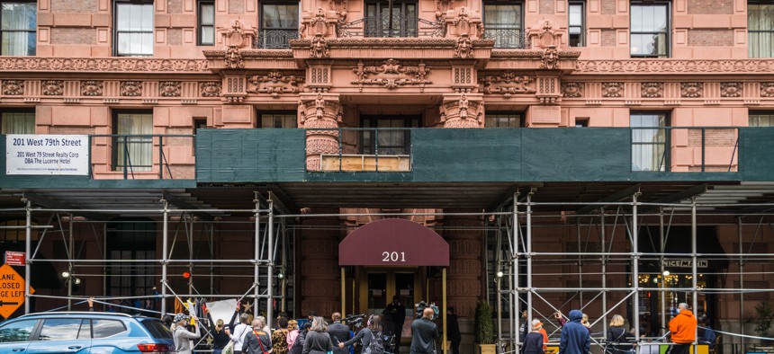 The Lucerne hotel on the Upper West Side.