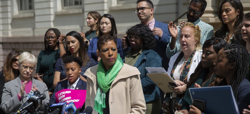 City Council Speaker Adrienne Adams leads the first majority women City Council. 