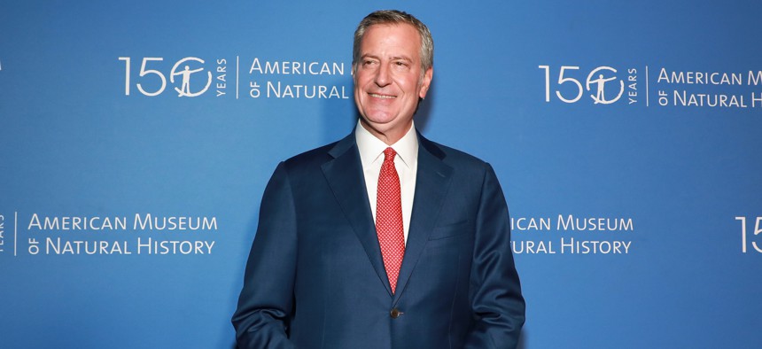 Bill de Blasio is dropping out – again.