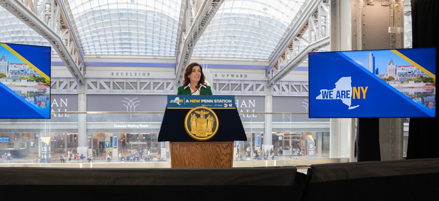 Gov. Kathy Hochul has capitalized on Andrew Cuomo’s machinations as she moves forward with her Penn Station plan.