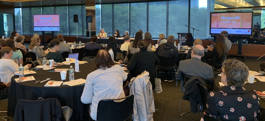 Attendees at the 5th Annual New York Nonprofit Media FundCon Thursday. 