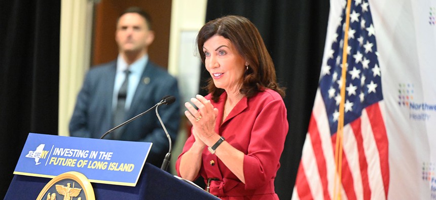 Governor Hochul announces first Long Island Investment Fund Award of $10 Million to Feinstein Institutes for Medical Research on Sept. 27, 2022.