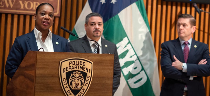Earlier this month, Keechant Sewell became the first NYPD commissioner to receive the New York City Benevolent Association's Person of the Year award.