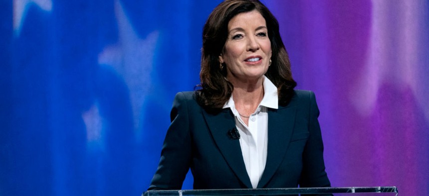 Current NY Governor Kathy Hochul Faces Off Against Gubernatorial Challengers In Debate