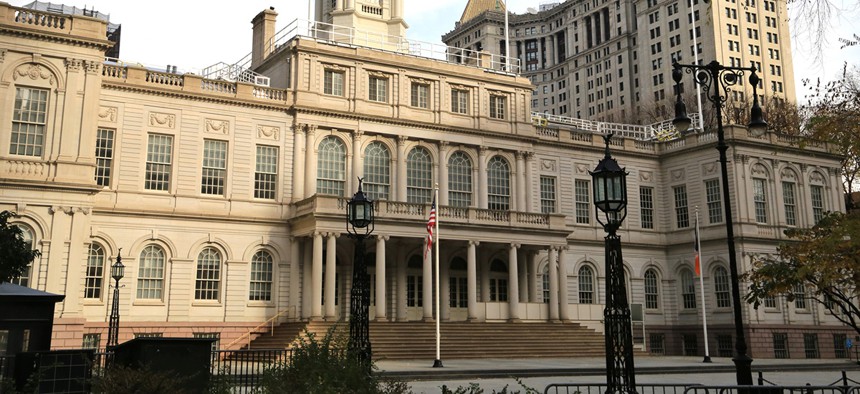 New York City Hall, New York City, New York, USA