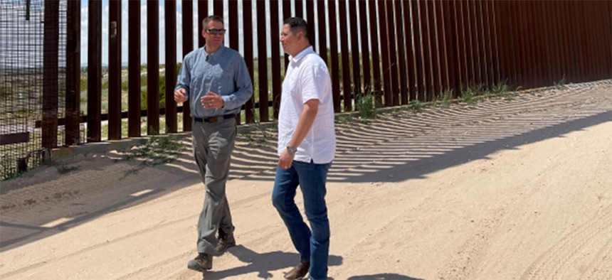 In August, Assembly Member Colin Schmitt toured the southern border.