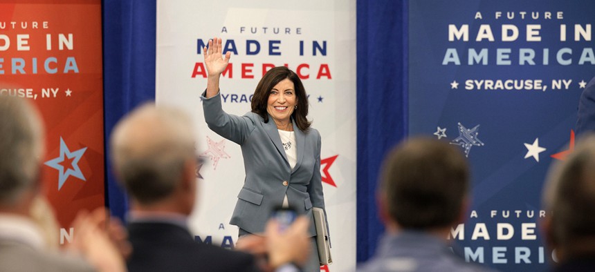 Gov. Kathy Hochul visited Syracuse this week to tout a major manufacturing investment.
