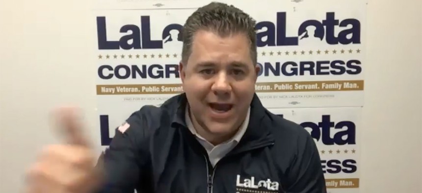 Nick LaLota hopes to succeed Rep. Lee Zeldin as the Congress member from Suffolk County.