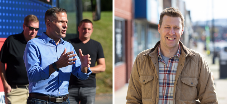 Republican Marc Molinaro and Democrat Josh Riley could have one of the night’s closest races in the 19th District.