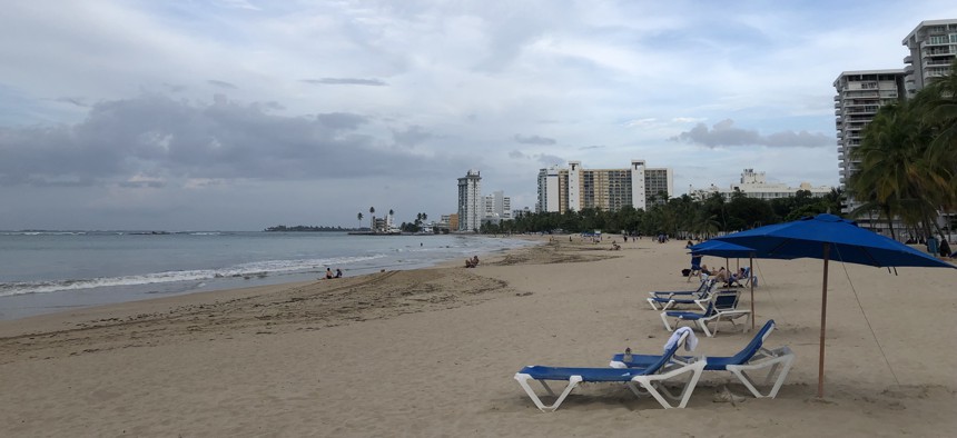 Isla Verde Beach in San Juan, Puerto Rico on Wednesday, Nov. 9, 2022. 