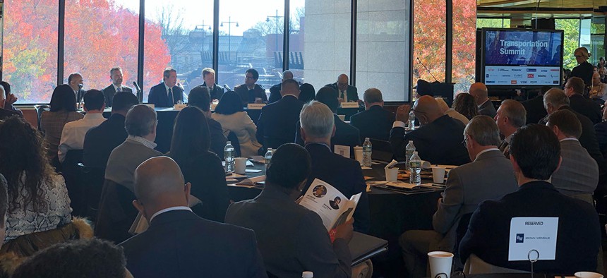 Attendees at City & State's 2022 Transportation Summit on Thursday at the Museum of Jewish Heritage.