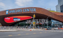 Barclays Center in downtown Brooklyn.